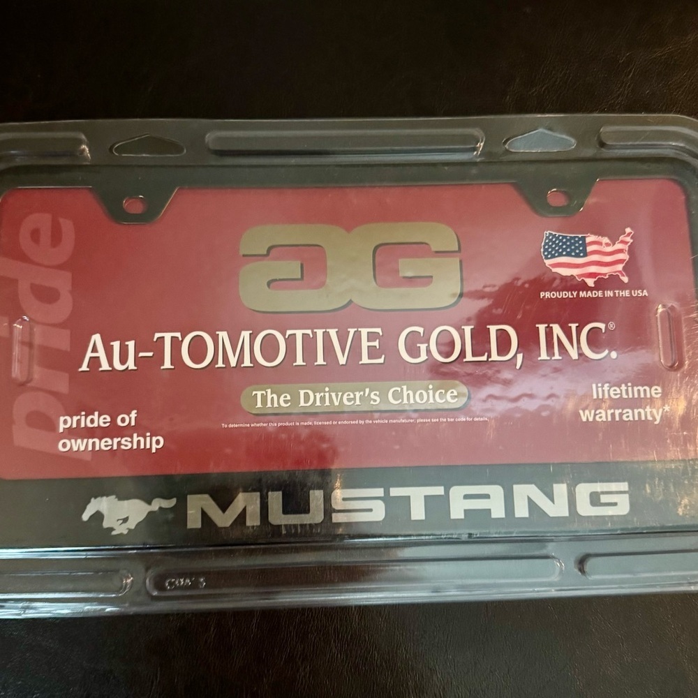 Au-TOMOTIVE GOLD Mustang License Plate Frame
LF.MUS.EB
